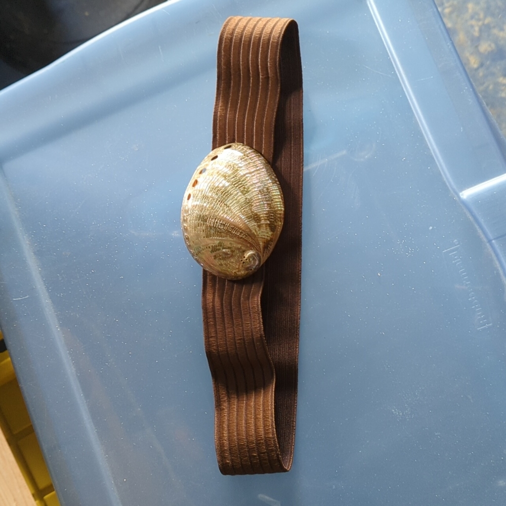 Seashell stretch belt